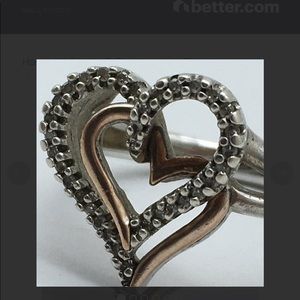 Diamond Heart Ring - Preowned